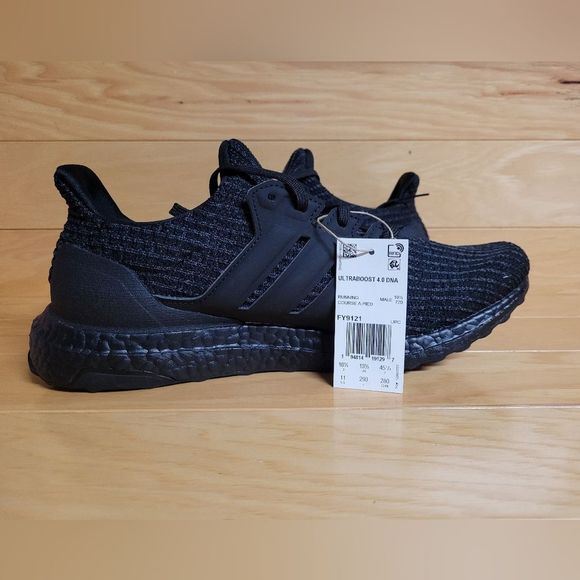 Ultraboost 4.0 DNA Triple Black Mens Running Shoe Sneaker FY9121 - Picture 7 of 14
